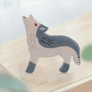 Обучающие игрушки для животных. Фигурки и цифры. Модель волка.