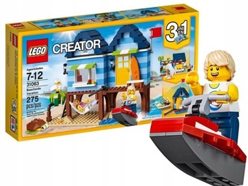 LEGO 31063 CREATOR Domek na plaży 3w1