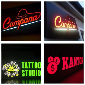 Световой короб DIBOND. Светодиодный рекламный короб DIBOND.