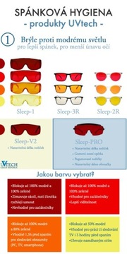 Оранжевые очки UVtech SLEEP-1, защищающие от синего света