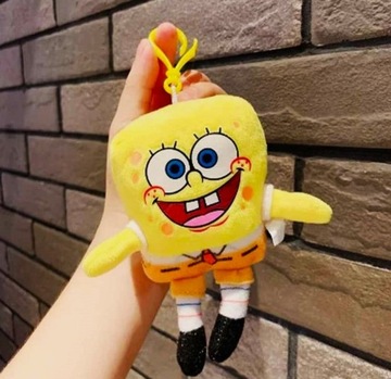 BRELOCZEK SPONGEBOB KANCIASTOPORTY PLUSZOWY BRELOK ZAWIESZKA WISIOR FIGURKA