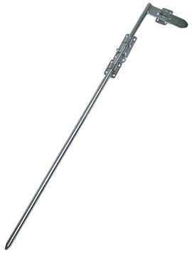 Rygiel zasuwa zamknięcie do bramy 800 mm ocynk MK