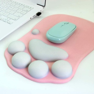 УДОБНЫЙ ГЕЛЕВЫЙ КОВРИК ДЛЯ МЫШИ CAT PAW