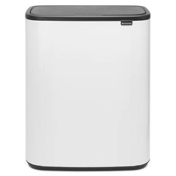 BRABANTIA 223006 - Bo Touch Bin - Kosz 60 l - 1 komora - Biały
