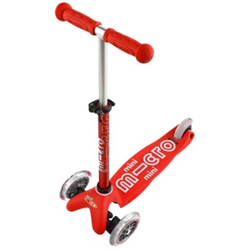 HULAJNOGA MINI MICRO DELUXE LED RED MMD052