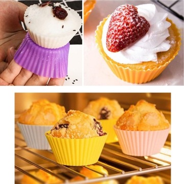 СИЛИКОНОВЫЕ ФОРМЫ ДЛЯ МАФФИНОВ 12 шт #68