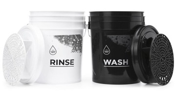 CleanTech ZESTAW Wiadra + Separatory + Pokrywy