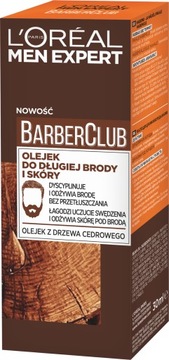 L'Oréal -BARBER CLUB OIL Olejek do brody i skóry
