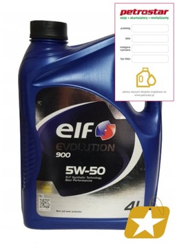 ELF EVOLUTION 900 5W50 4L