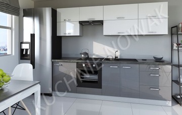 СОВРЕМЕННАЯ КУХОННАЯ МЕБЕЛЬ BERGAMO II 240 GLOSS