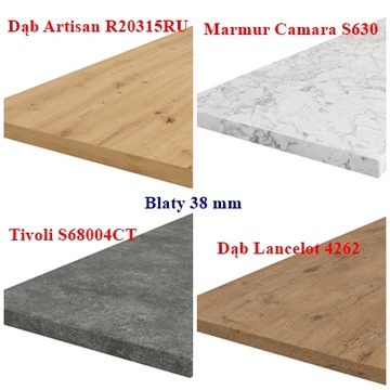 MEBLE KUCHENNE JULIA/ BIANKA/ GREY POŁYSK MDF