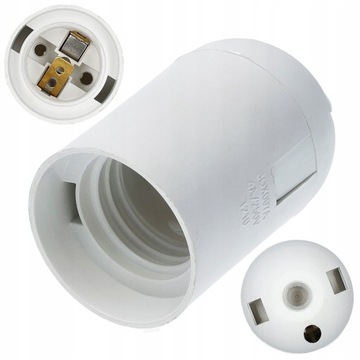 OPRAWA OPRAWKA GNIAZDO ŻARÓWKI E27 BIAŁA