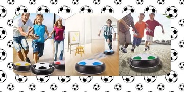 НАБОР БОЛЬШОГО ЛЕТАЮЩЕГО ЛЕВИАЦИОННОГО ХОВЕРБОЛА ФУТБОЛ + 2 ЗВУКОВЫХ ЦЕЛЯ