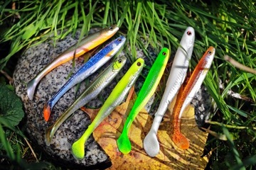 Savage Gear Slender Scoop Shad 13 см, резина WhitePear