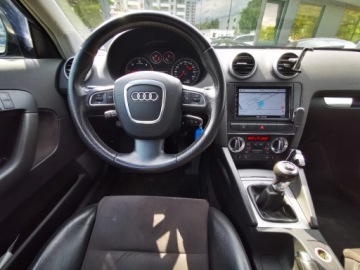 Audi A3 8P Hatchback 3d 2.0 TDI CR 170KM 2010 AUDI A3 Quattro 4x4, Manual, 2x Klucz, Nawigacja, Kamera cofania 8P, zdjęcie 8