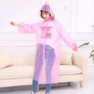 ДОЖДЕВИК НА МОЛНИИ ДЛЯ ВЗРОСЛЫХ КАРМАННОЕ ПОНЧО 145см