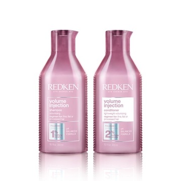 Redken Volume Injection zestaw szampon odżywka zwiększający objętość włosów