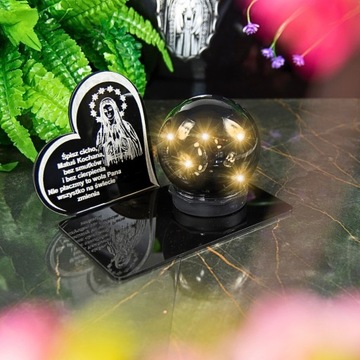 СОЛНЕЧНАЯ СВЕЧА СТАТУЭТКА ДЛЯ КЛАДБИЩА, МОГИЛА, БОЛЬШАЯ