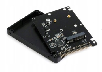 Adapter przejściówka mSATA do IDE 44Pin 2.5'' ssd komputer laptop + obudowa