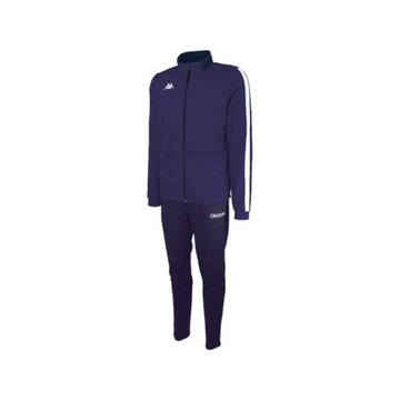 Dres treningowy Kappa Salcito granatowo-biały