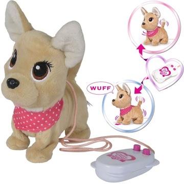 CHI CHI LOVE PIESEK CHIHUAHUA STEROWANY PILOTEM SZCZEKA BIEGA MERDA OGONEM