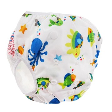 Reusable Swim Diaper, Adjustable Sea World
