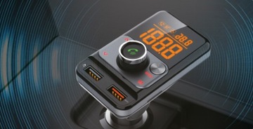 FM-ПЕРЕДАТЧИК BLUETOOTH QC AUX БЫСТРОЕ ЗАРЯДНОЕ УСТРОЙСТВО