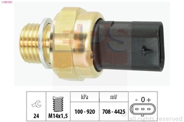EPS 1.980.003 SENZOR TLAK OLEJE