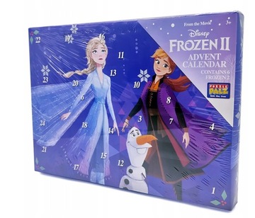 Kalendarz adwentowy świąteczny KRAINA LODU FROZEN