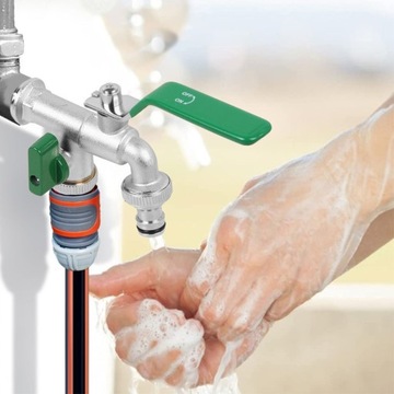 САДОВАЯ ВОДНАЯ ЛЕНТА, ДВОЙНАЯ ЛЕНТА 3/4 ДЮЙМА, НАРУЖНЫЙ КРАН