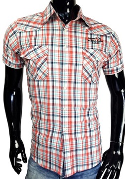 KOSZULA MĘSKA KRÓTKI RĘKAW _ KRATA _ K69 r. XL