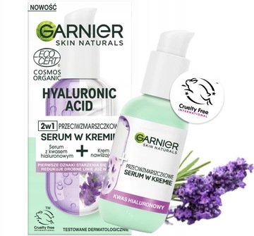 GARNIER SERUM W KREMIE PRZECIWZMARSZCZKOWE 2w1