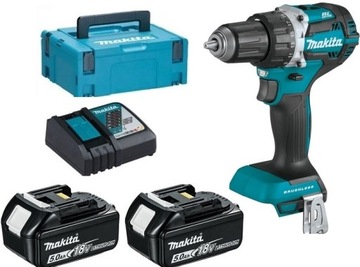 Wkrętarka MAKITA DDF484RTJ18V solidna o sile 54Nm 2 x 5,0Ah + Makpac