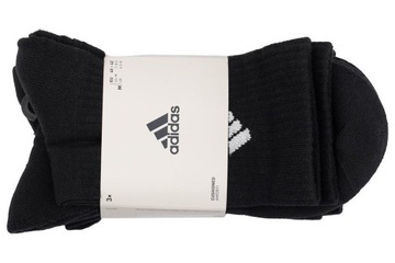 Skarpety adidas Cushioned Crew Socks 3P czarne IC1310 34-36