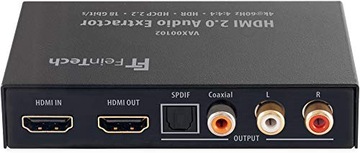 АУДИОЭКСТРАКТОР HDMI FEINTECH 2.0 ARC HDR 4K