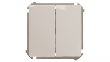Simon Basic DOUBLE SWITCH белый Контакт Simon