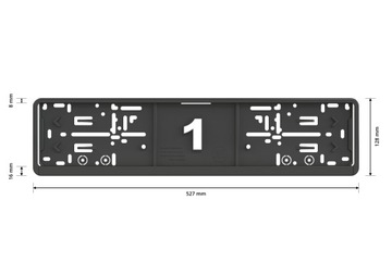 Alti Giri Ramka ramki tablicy rejestracyjnej do Volvo 2 szt.