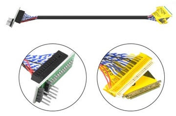 Adapter EDID LCD (LVD 30/40-pin) z adapterem PDIP8
