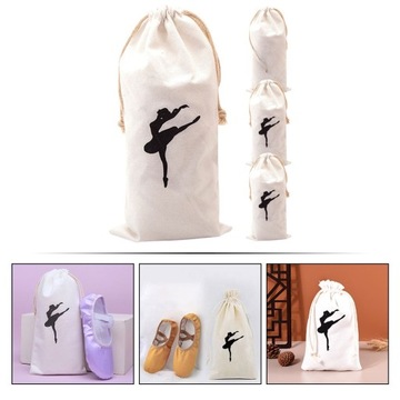 Płócienna TORBA NA BUTY TORBY NA BUTY TORBA NA BALETKI