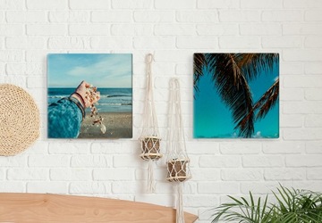 Картина на холсте Фотокартина фото пейзаж 30х30 Ваше фото