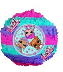 PINIATA LOL kolorowa Zestaw balony Pinata 110 cm