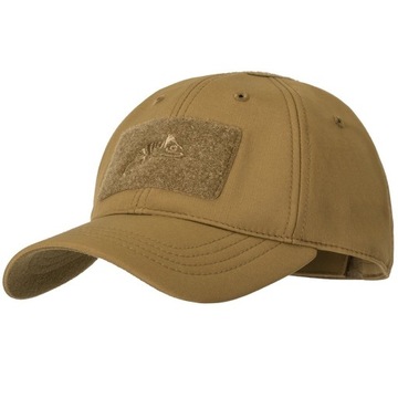 HELIKON WINTER CAP Czapka zimowa z Daszkiem Softshell + Mikropolar Coyote