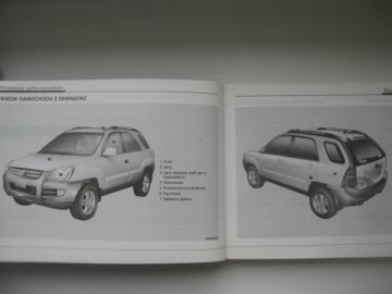 KIA SPORTAGE II 2004-2007 Польша руководство + ETUI KIA Sportage `05