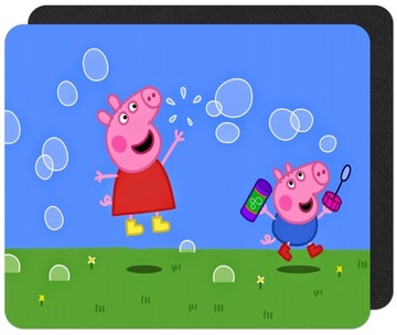 PODKŁADKA POD MYSZKĘ ŚWINKA PEPPA + własny tekst