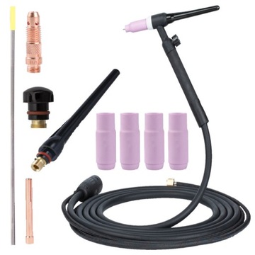 Uchwyt spawalniczy TIG LIFT z zaworkiem 17V WTYK MAŁY SK25 9mm