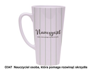 PREZENT NA DZIEŃ NAUCZYCIELA Kubek Latte 450 ml UPOMINEK NA KONIEC ROKU