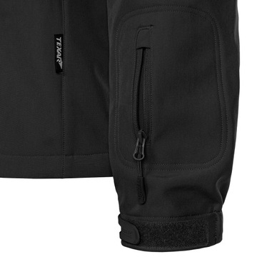 Черная куртка Texar Softshell Falcon L