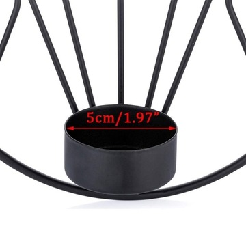 ŚWIECZNIKI ŚCIENNE ZESTAW METALOWE NA ŚCIANĘ LOFT