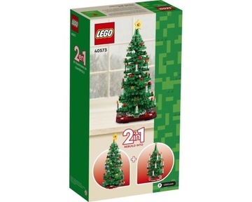LEGO MERCHANDISE Choinka bożonarodzeniowa / 40573 + torba prezentowa