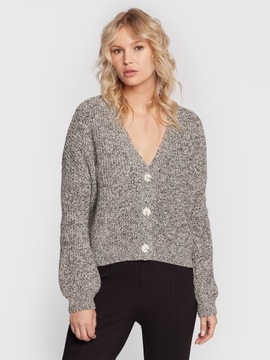 COMMA Kardigan 2121756 Szary Relaxed Fit